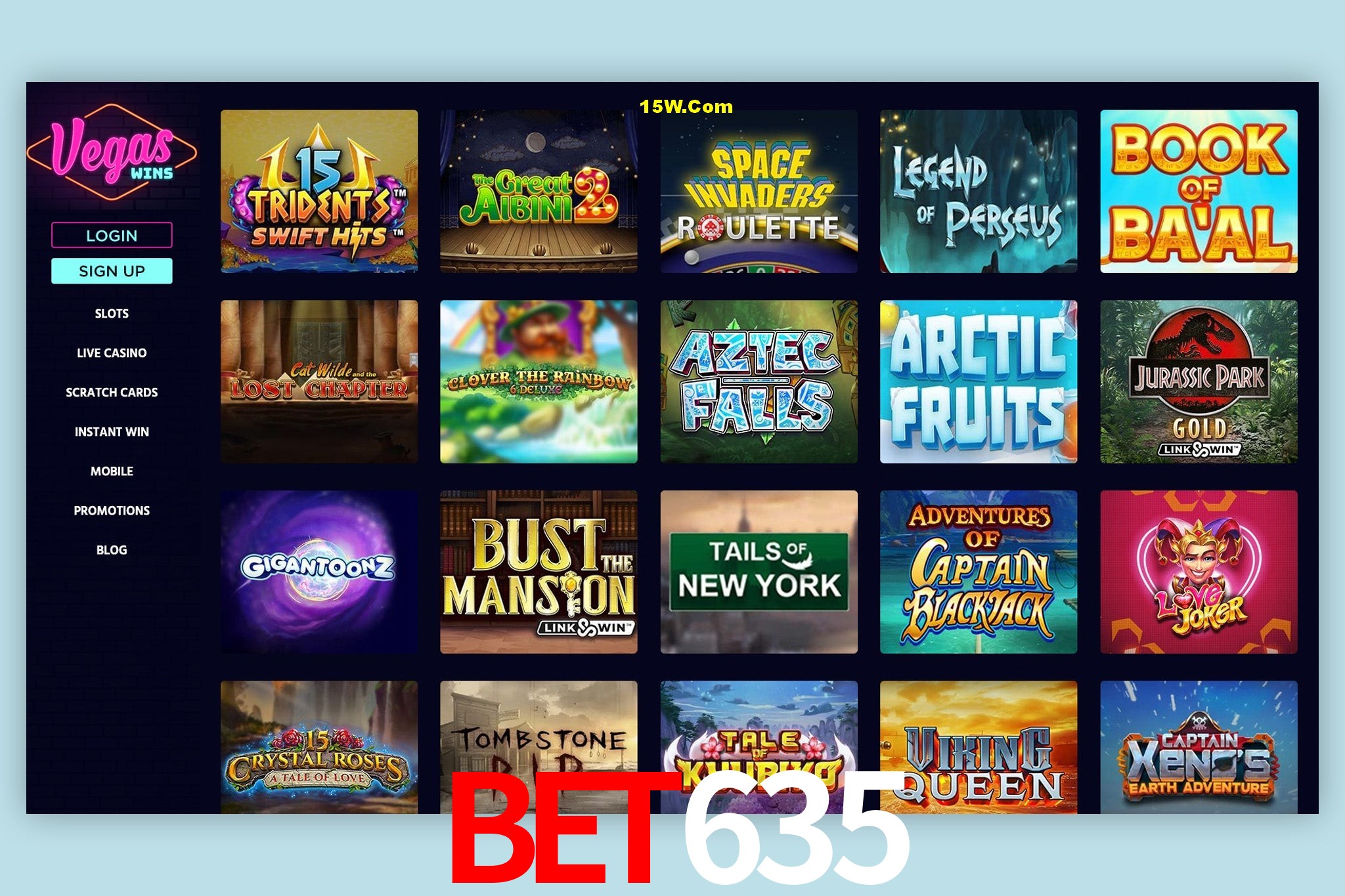 Bonus Features bet635